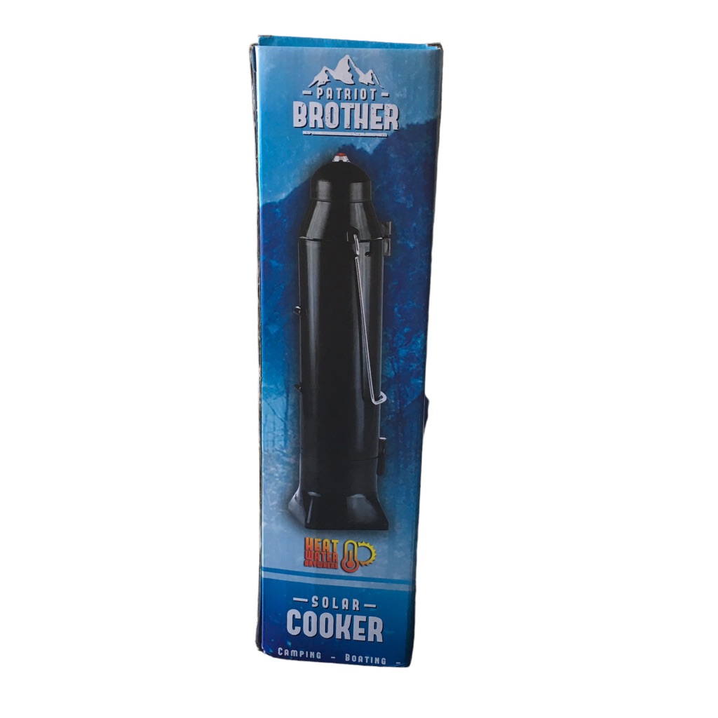 Patriot Brother Portable Solar Water Heater Heat Water Cooker Brand New